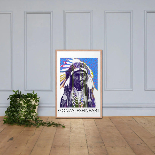 Chief Joseph Color Framed poster - Gifts for You 'n Me