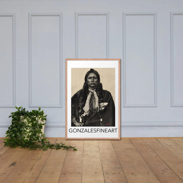 Quanah Parker Framed poster - Gifts for You 'n Me