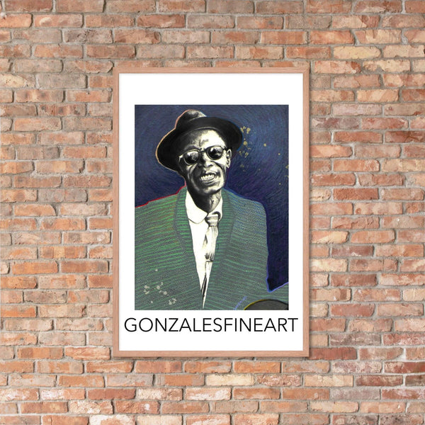Lightnin HopkinsFramed poster - Gifts for You 'n Me