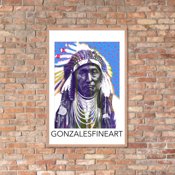 Chief Joseph Color Framed poster - Gifts for You 'n Me