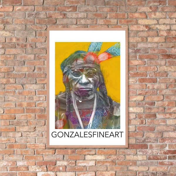 Chief Blue Horse Framed poster - Gifts for You 'n Me