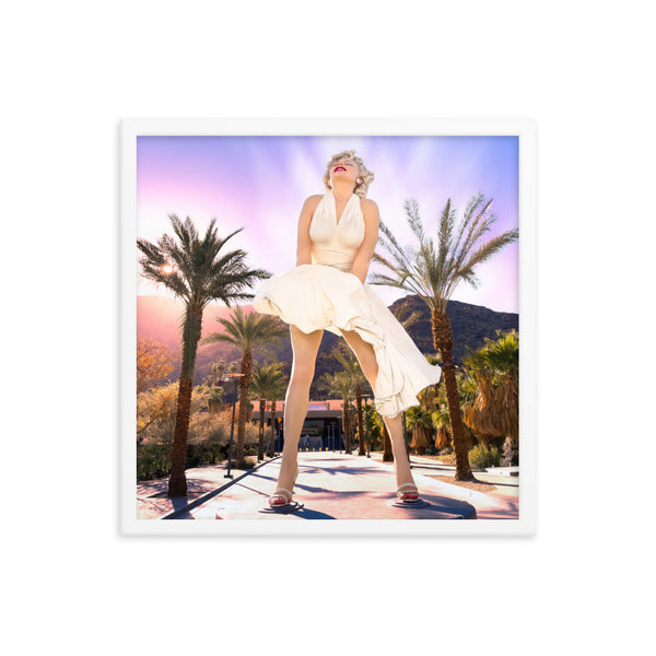 Marilyn's Palm Springs Affair - Framed Wall Art