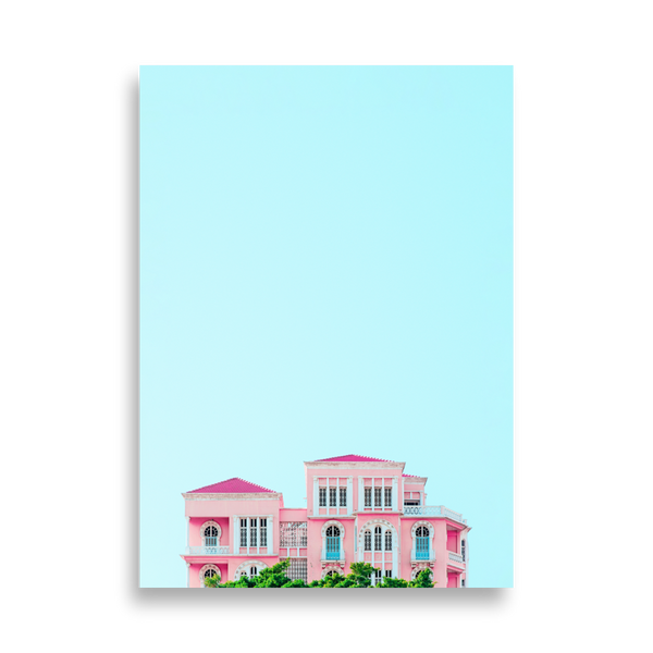 Pink House - Wall Art