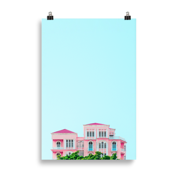 Pink House - Wall Art