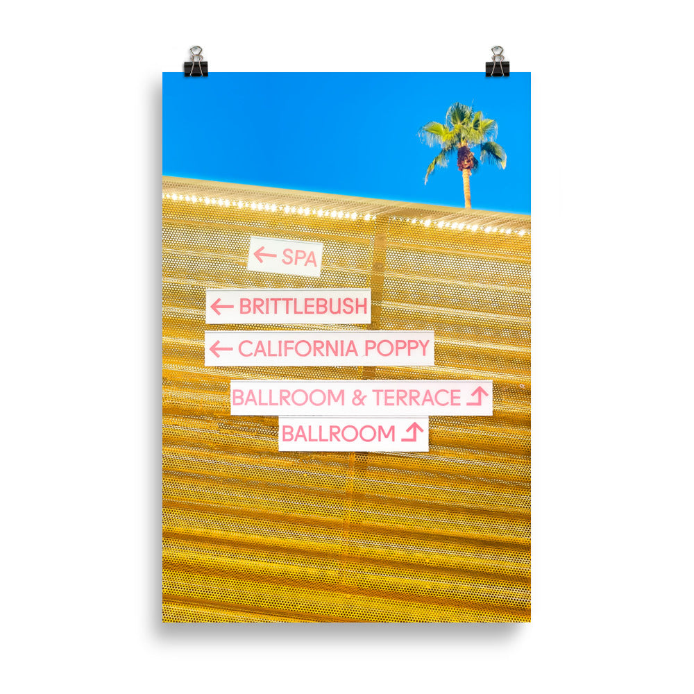Spa This Way - Wall Art - Poster