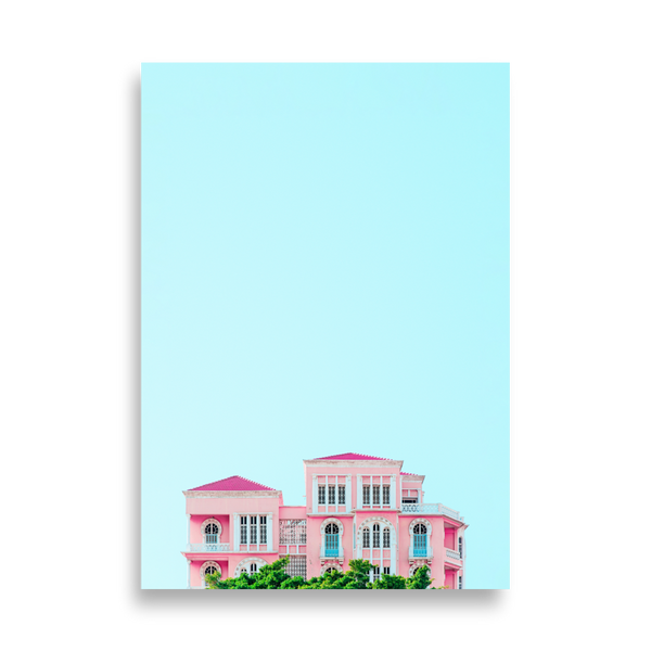 Pink House - Wall Art