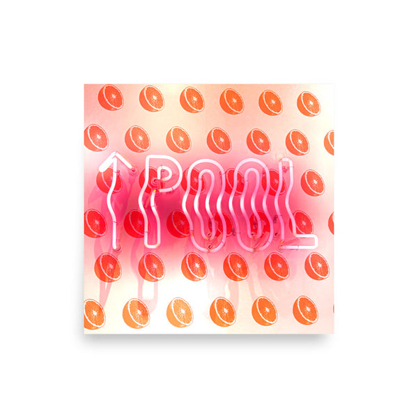 Pool Sign - Wall Art - Poster