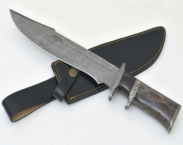 Enigma Survival Bowie Knife with Bone Handle - Gifts for You 'n Me