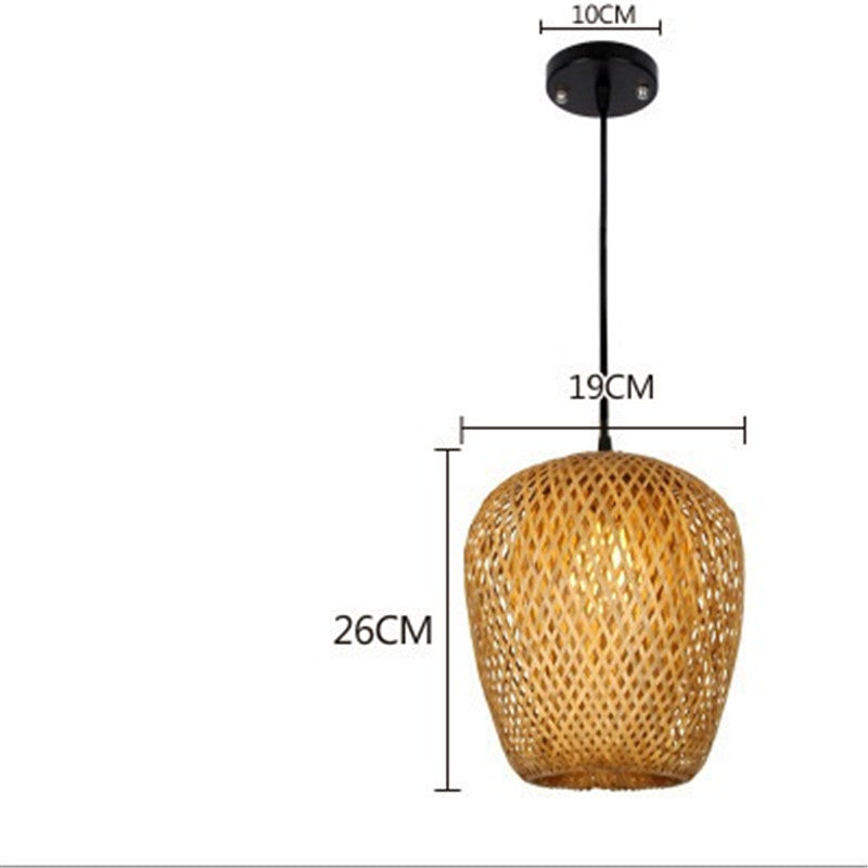 Bamboo Triple Pendant Light