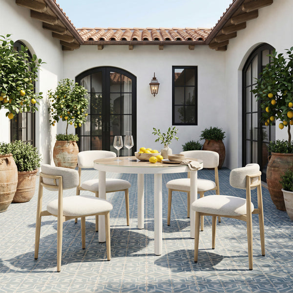 Bege Dining Chair White