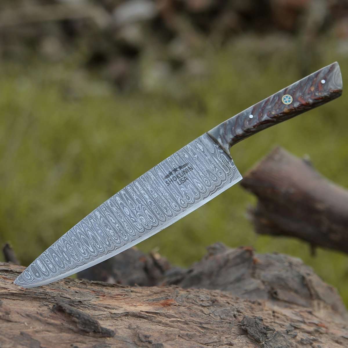 Epical Chef's Knife with Pine Cone Handle