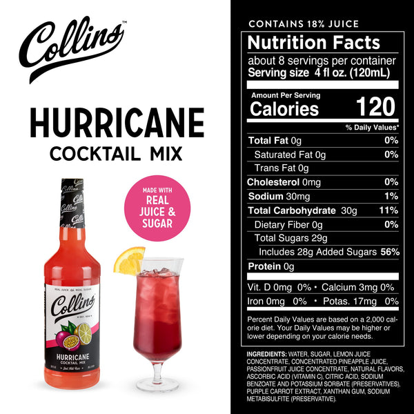 Hurricane Cocktail Mix 32 oz