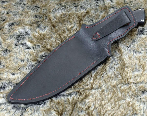 Equinox Damascus Steel Bowie Knife with Micarta Handle - Gifts for You 'n Me