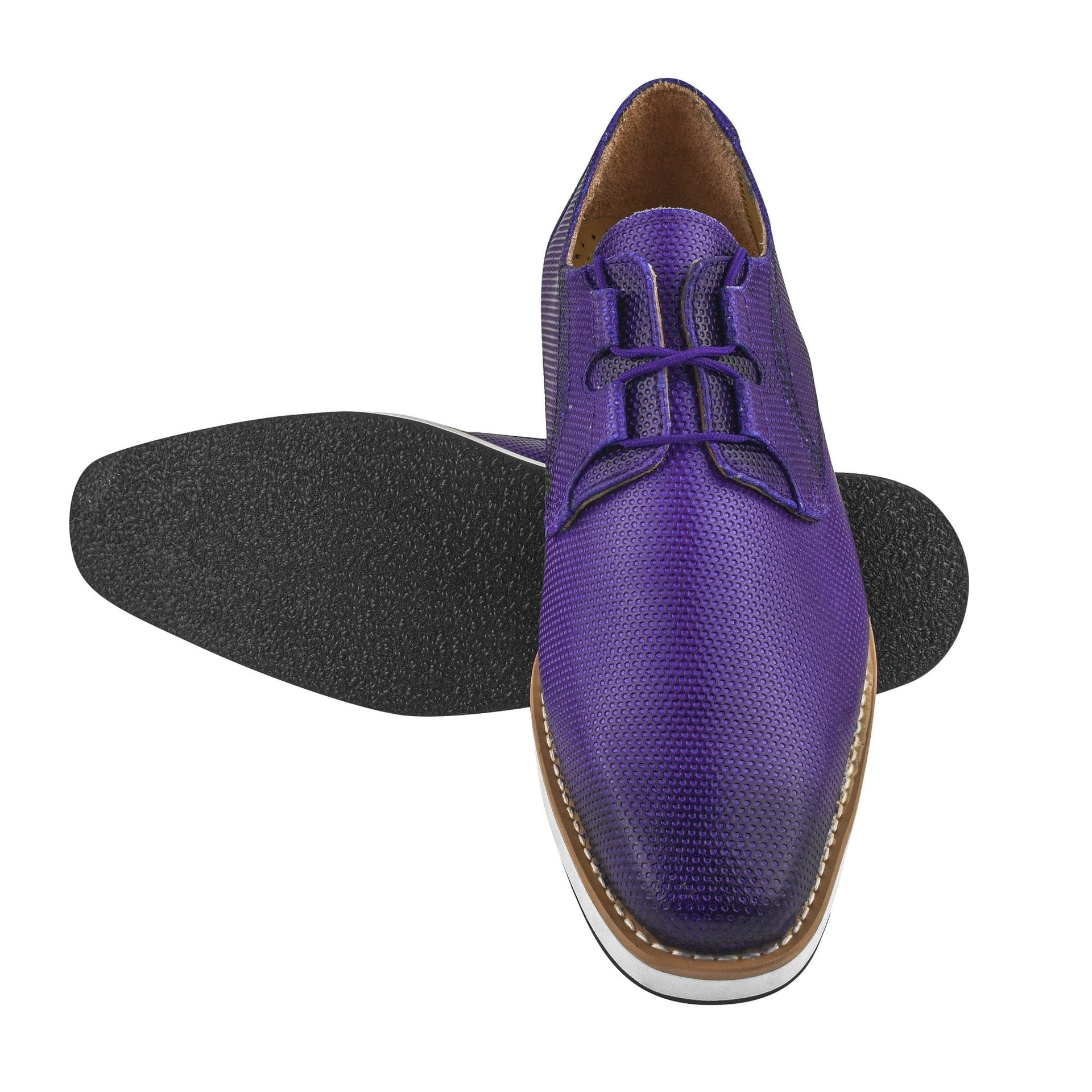 Eric Genuine Leather Oxford Style Lace-Up Dress Shoes For Men