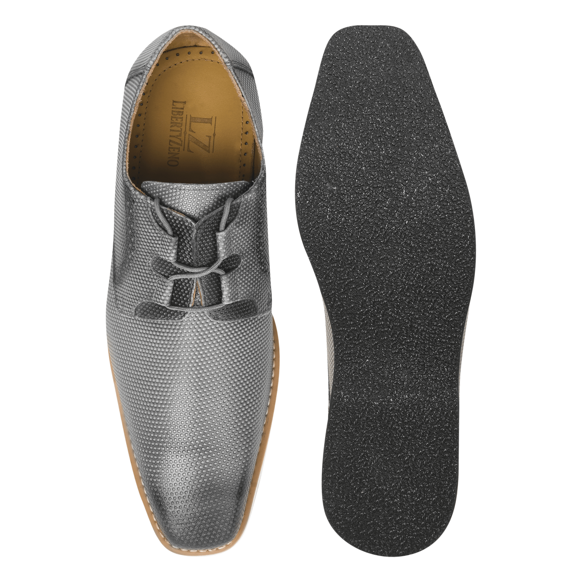 Eric Genuine Leather Oxford Style Lace-Up Dress Shoes For Men