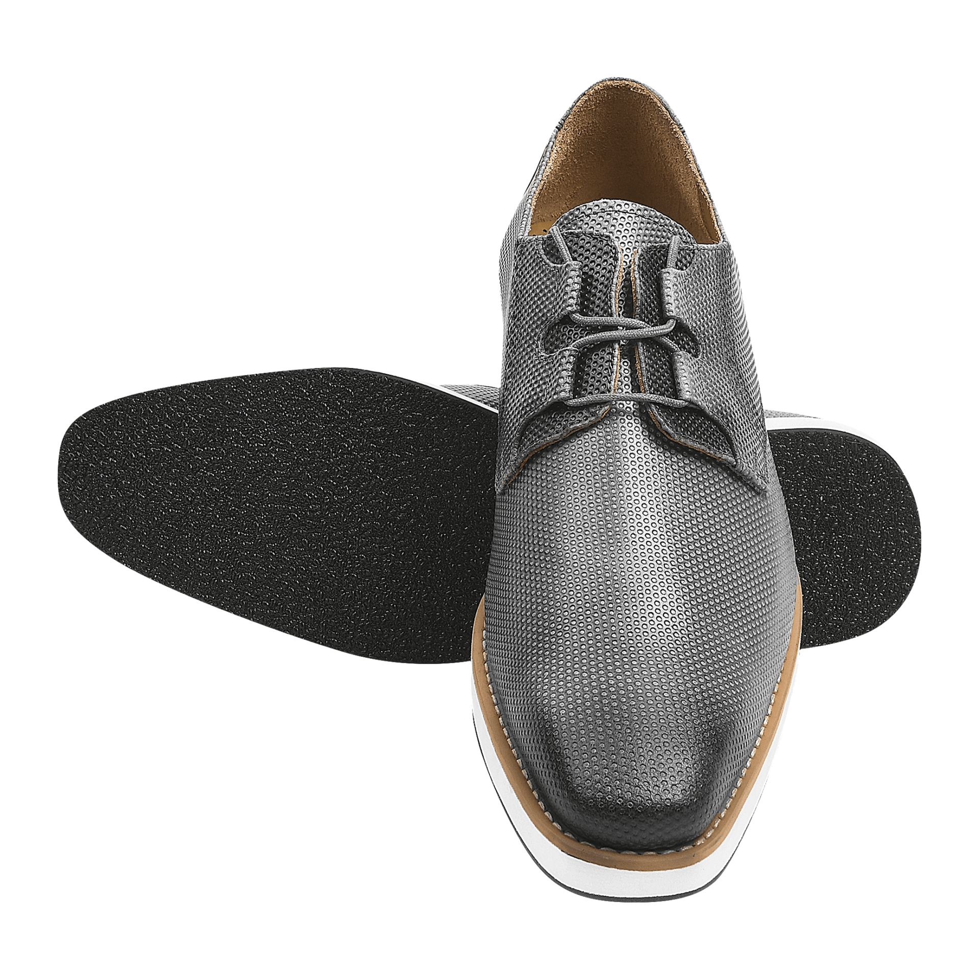 Eric Genuine Leather Oxford Style Lace-Up Dress Shoes For Men