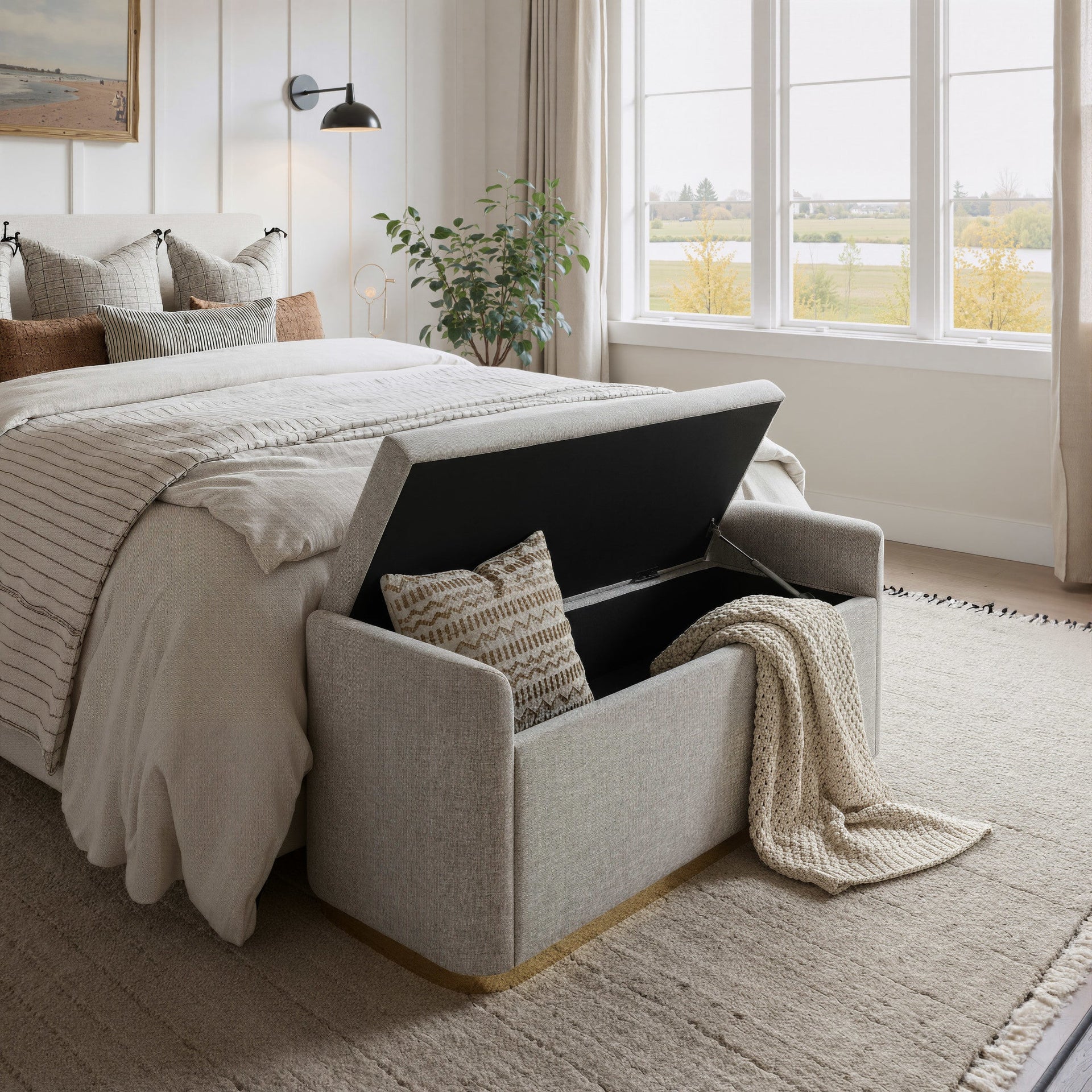 Dobo Storage Bench Gray