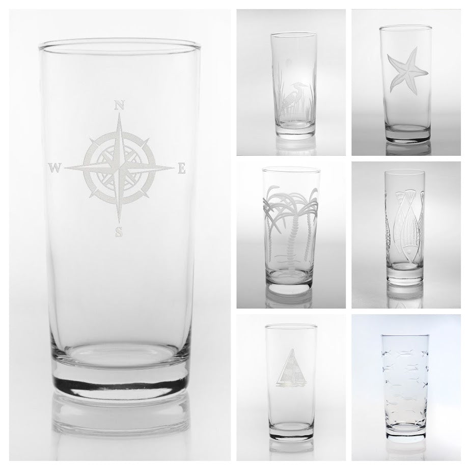 Etched Highball Glass – 15oz