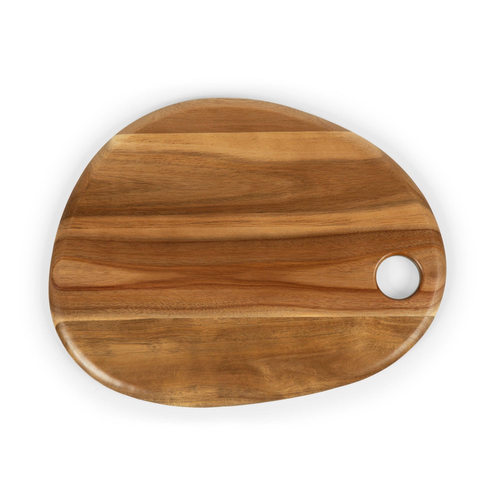 Pebble Shaped Acacia Serving Board 18