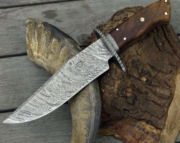 Excelsior Game Knife with Exotic Rosewood Handle & Sheath - Gifts for You 'n Me