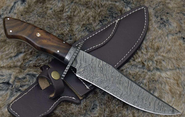 Excelsior Game Knife with Exotic Rosewood Handle & Sheath - Gifts for You 'n Me