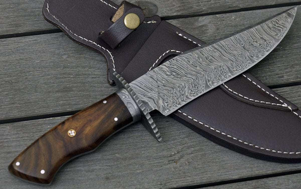 Excelsior Game Knife with Exotic Rosewood Handle & Sheath - Gifts for You 'n Me