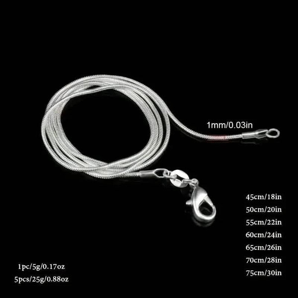 Exquisite Casual Snake Necklace Collarbone Chain Couple Pendant