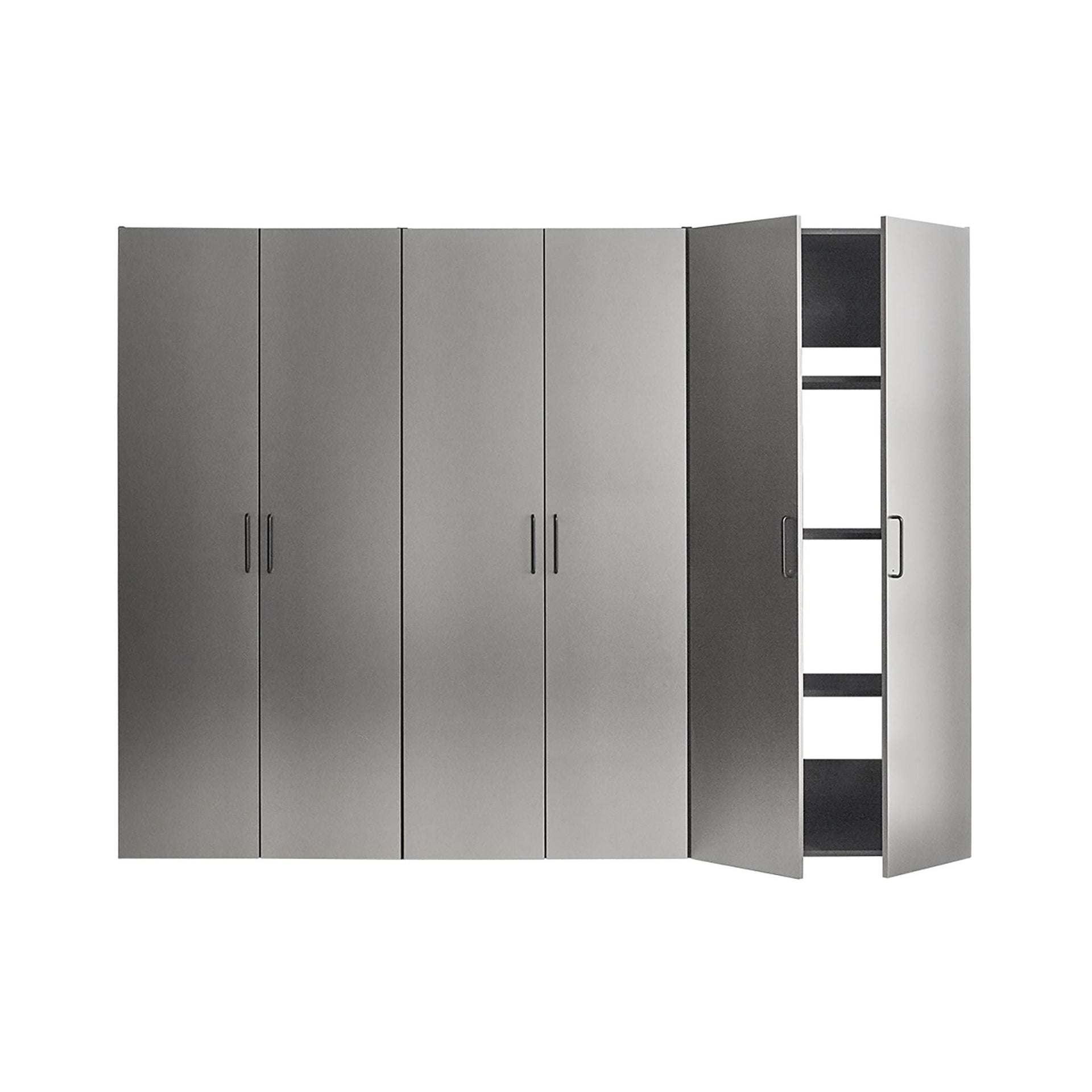 Extra Large Heavy-Duty 96-Inch Garage Cabinet Storage Set With Soft-Close Doors And Adjustable Shelves (SAK74369)