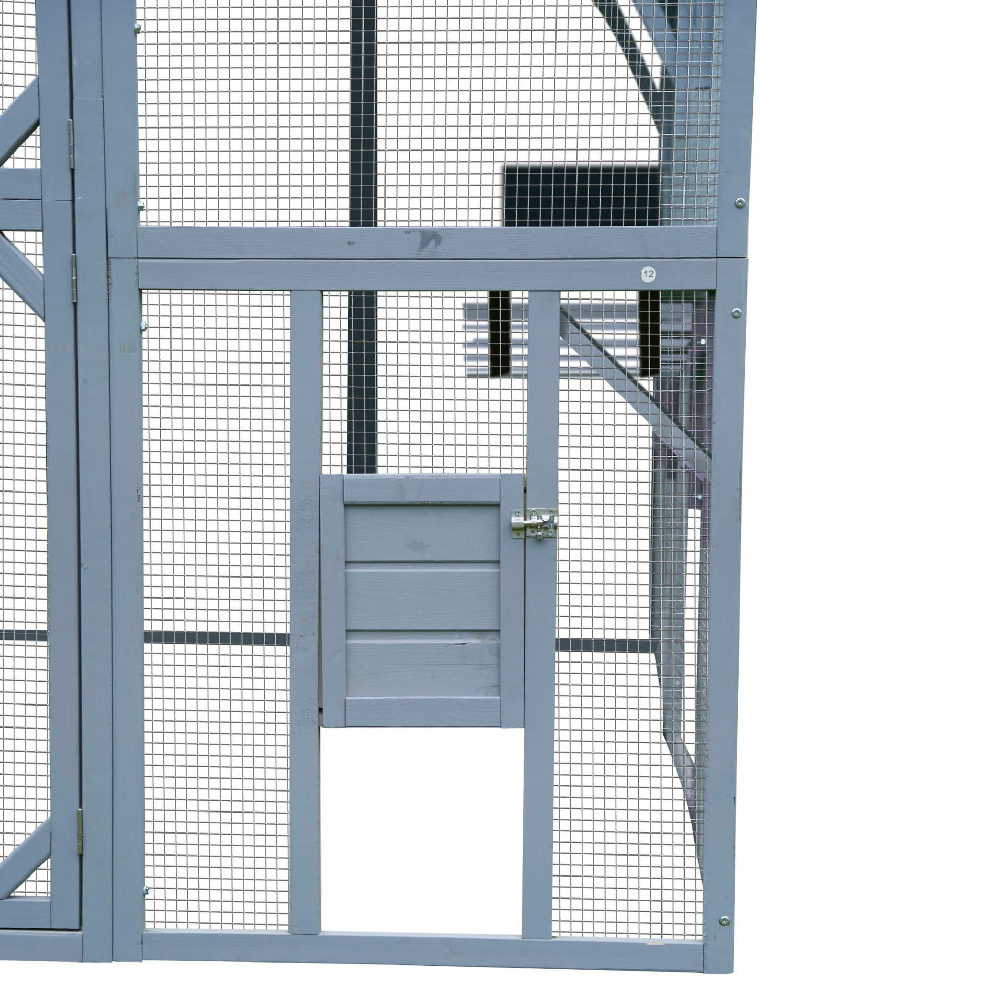 Extra Large Outdoor Cat Kitten Playpen House With Platforms, And Waterproof Cover (SAK55092)