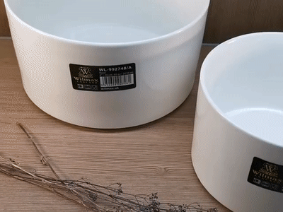 Deep White Bowl 6