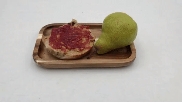 Zavis Green Acacia Wood Serving rectangle Stackable Tray / Dish 6