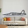 F-5 Metal Aircraft Wall Art - NCP0423 - 19.3" - 49 cm