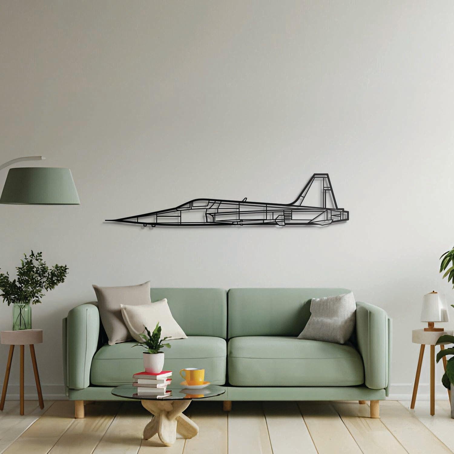 F-5 Metal Aircraft Wall Art - NCP0423
