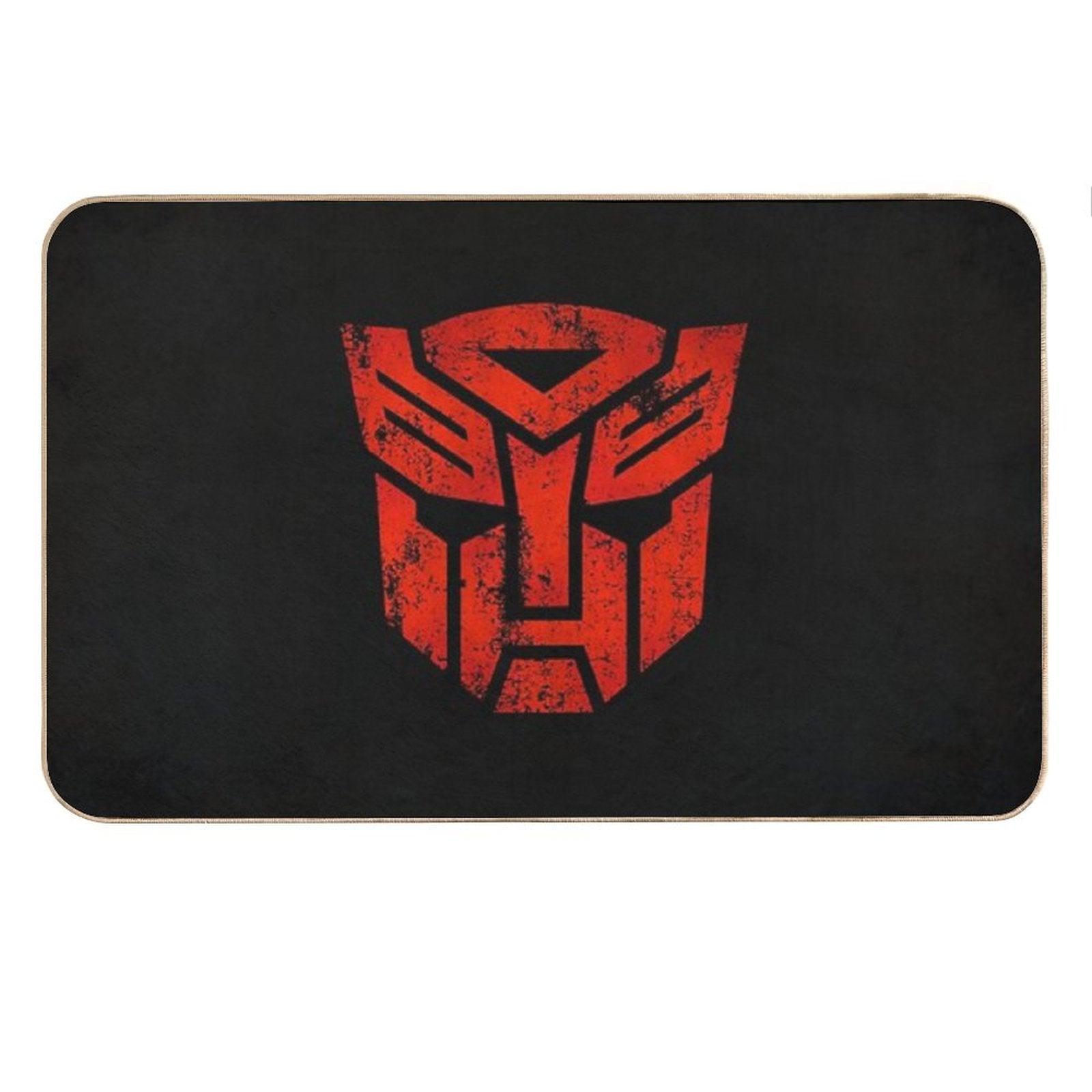 Autobots Logo · Distressed Bath Mat
