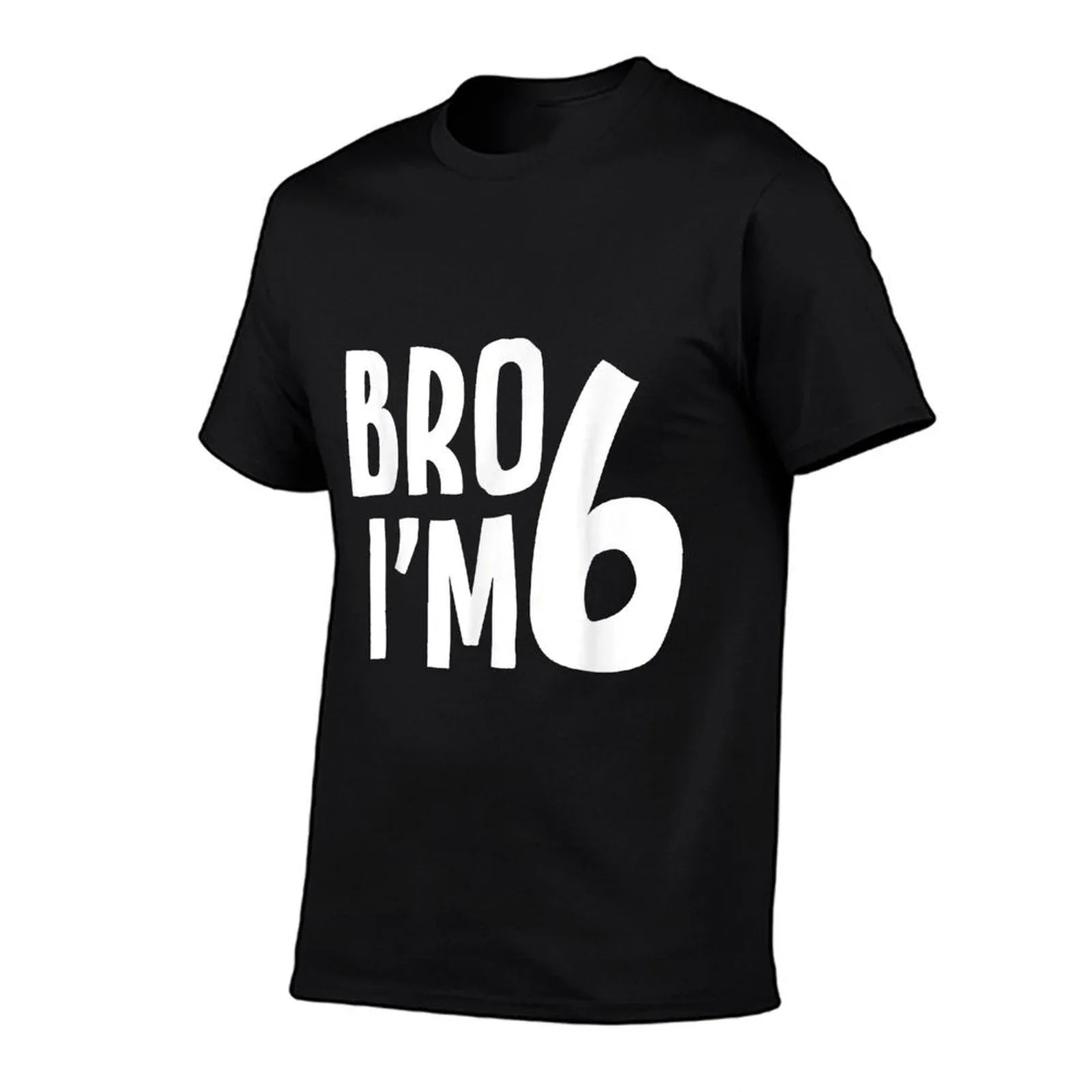 6th Birthday Boy Bro I’m 6 Year Old Boys Kids Six Bday T-Shirt