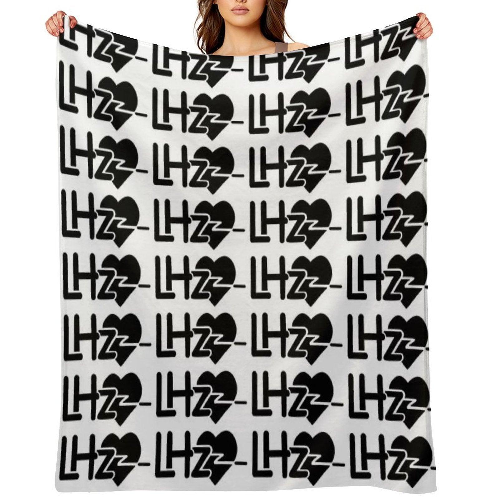 LHZ (Black) Throw Blanket