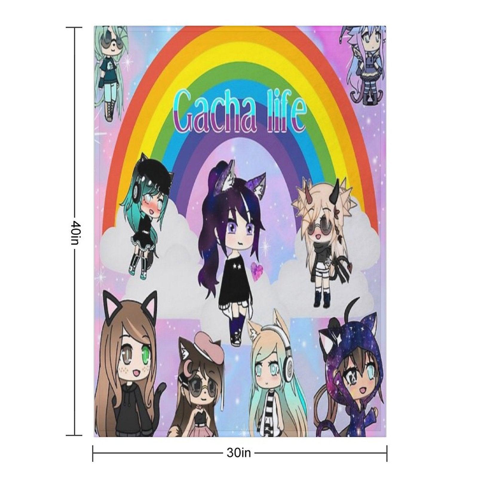 Gacha Life  Anime Pack Throw Blanket