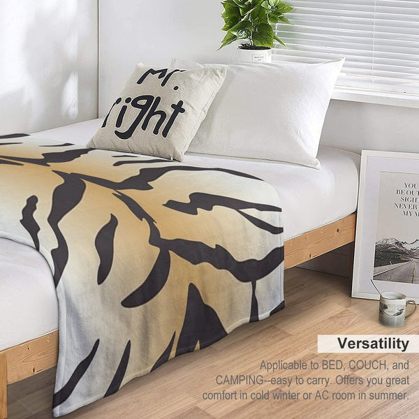 Tiger Animal Print 2 Comfort Throw Blanket