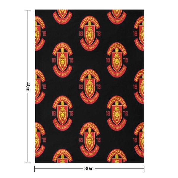 Football Is Everything - Manchester Squad Retro Throw Blanket