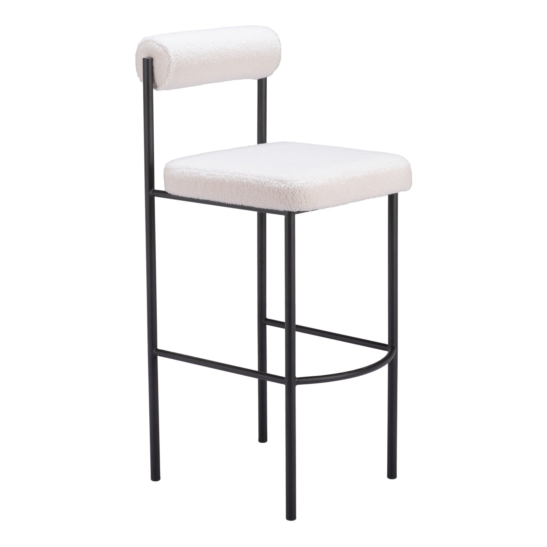 Livorno Barstool (Set of 2) Ivory