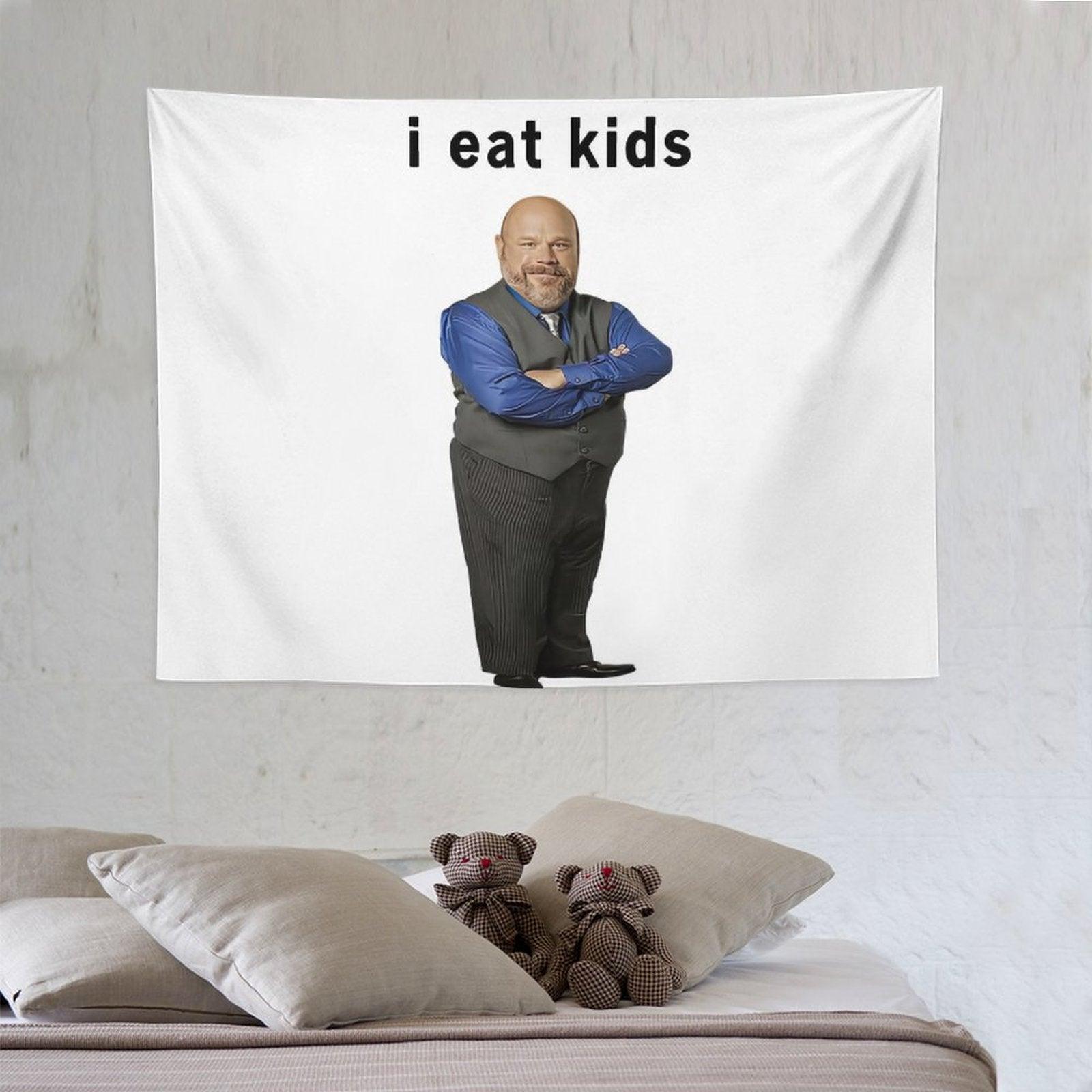 I Eat Kids Bertram Tapestry