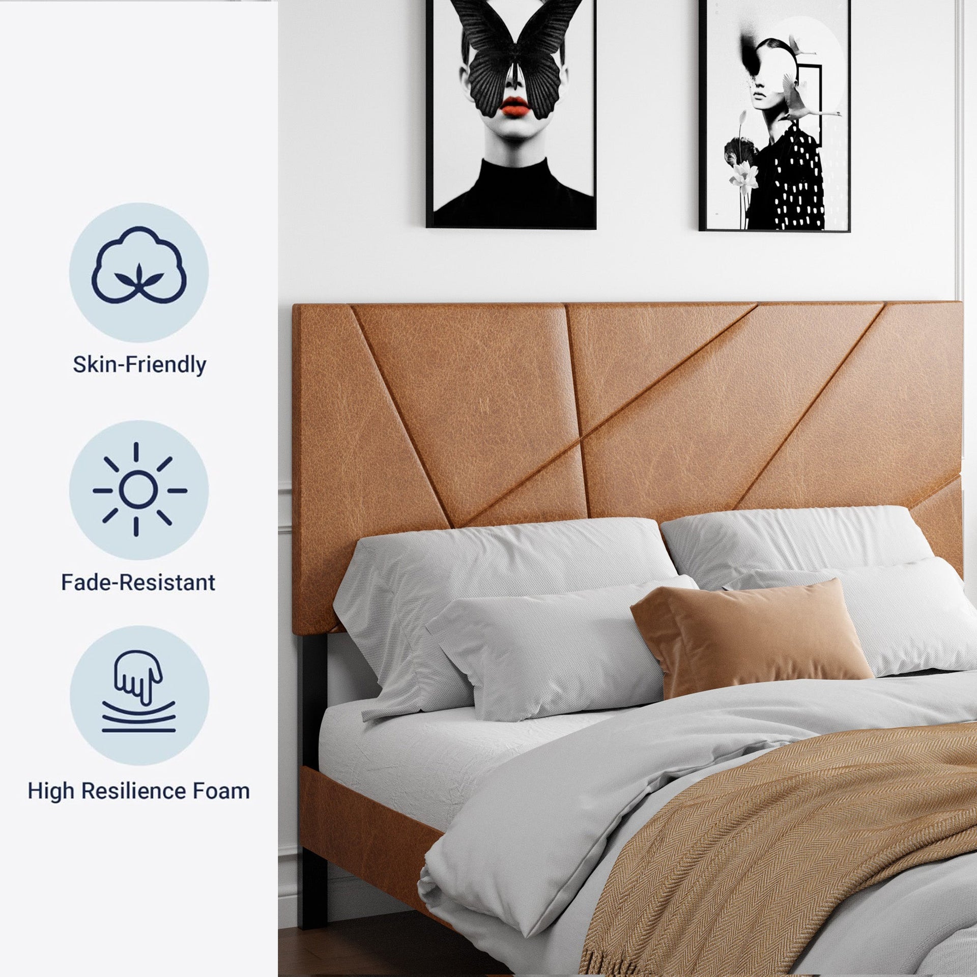 Queen Size Metal Bed Frame with Under-Bed Storage