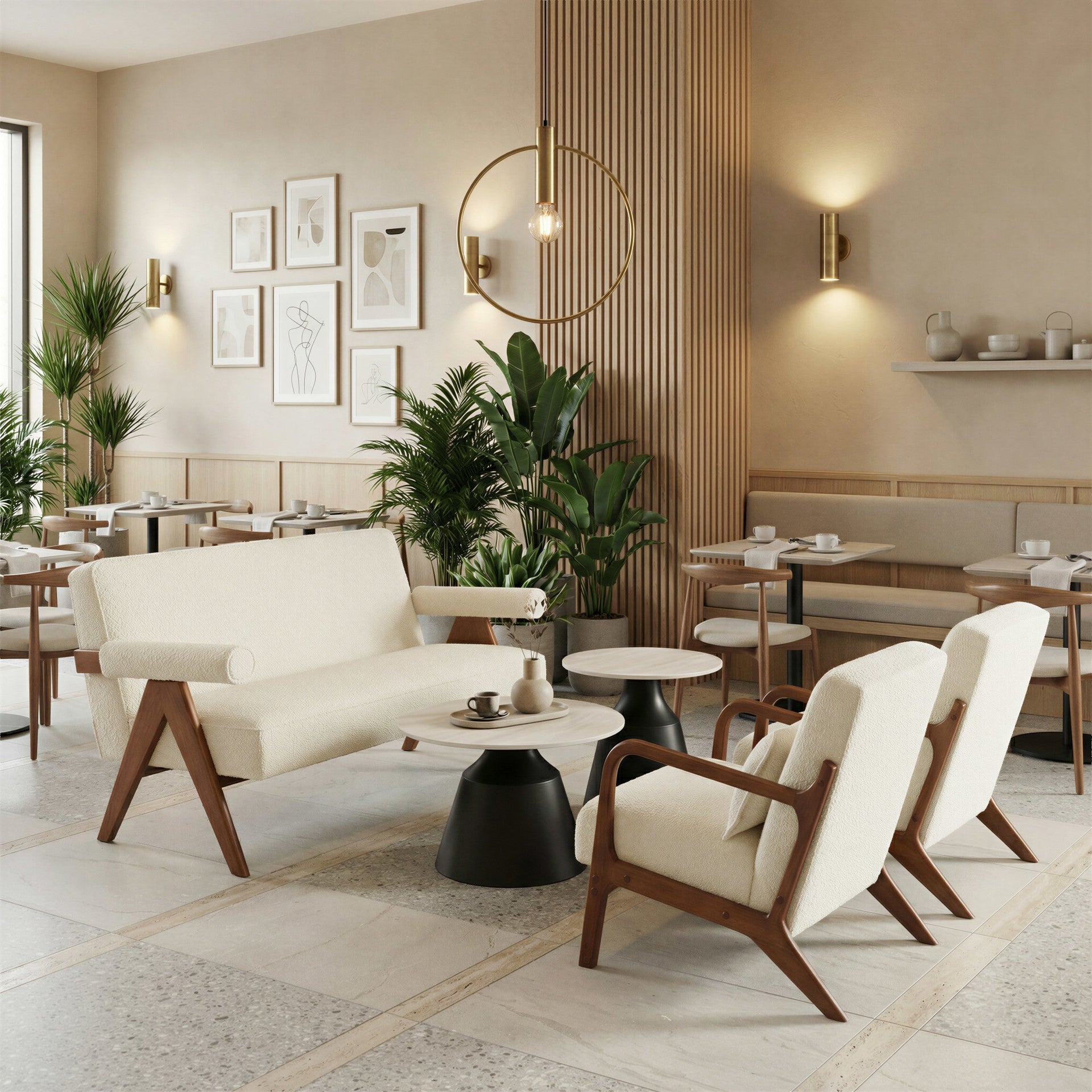 Macio Accent Chair Cream
