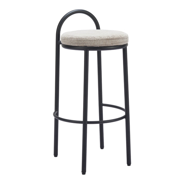 Sisal Barstool (Set of 2) Beige Tweed