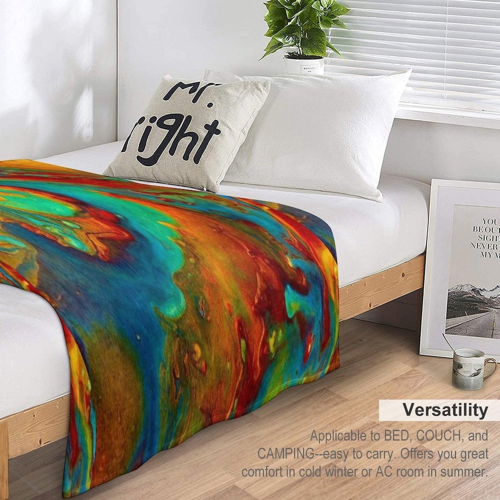 Patina Swirl Throw Blanket