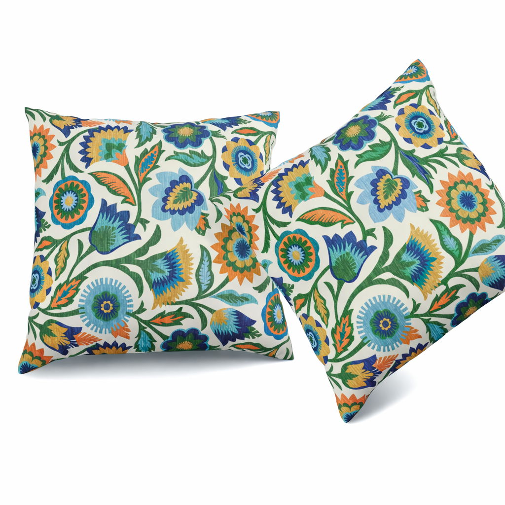 6 Pack Outdoor Pillow Covers - 18x18 Inch Water-Repellent Decorative Covers