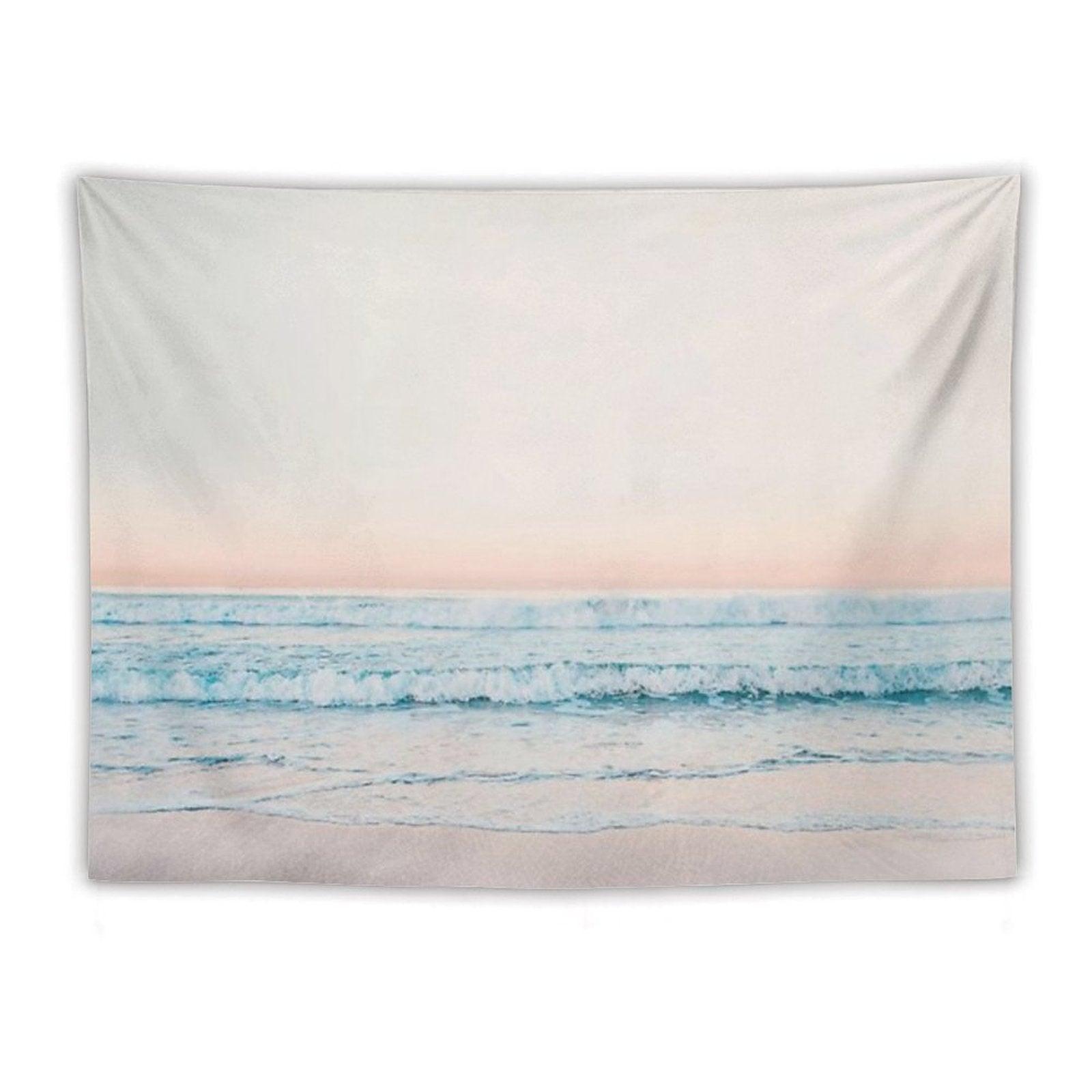 Minimalist Ocean Print Tapestry