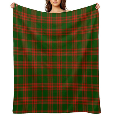 Clan Menzies Tartan Anti-pilling Throw Blanket