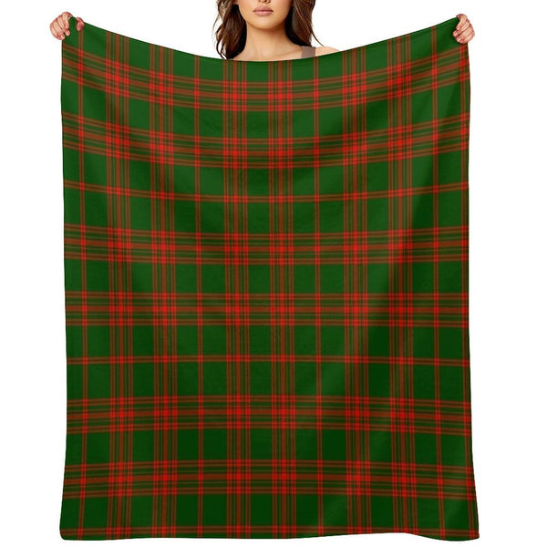 Clan Menzies Tartan Anti-pilling Throw Blanket