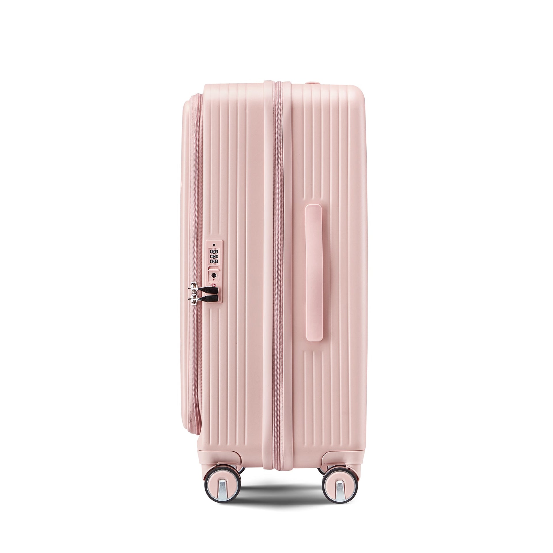 Luggage Sets 3 Piece(20/24/28), Expandable Carry On Luggage with TSA Lock Airline Approved, 100% PC Hard Shell and Lightweight Suitcase with Front Pocket and Spinner Wheels